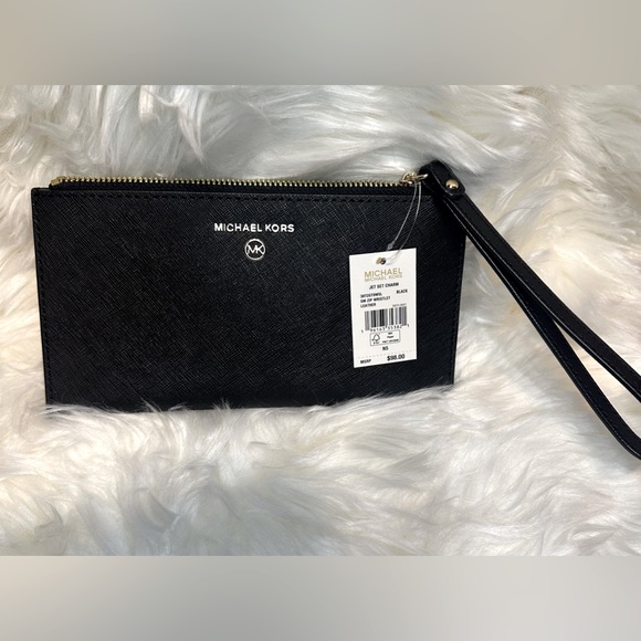 Michael Kors Logo Large Wrist Wristlet Wallet - Picture 3 of 11